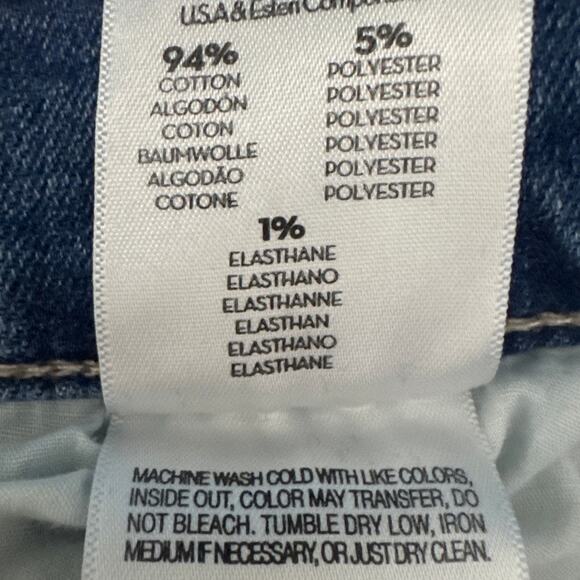 Mother The Hustler Ankle Fray Jeans Healing Jar Size 26 Crop Flare Designer - Picture 12 of 12